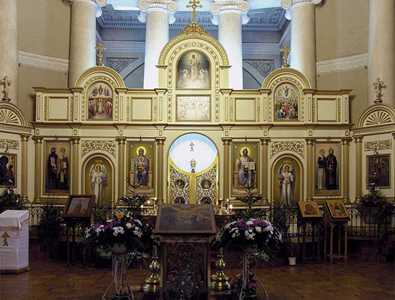 Иконостас храма Всех Скорбящих Радости, С-Петербург