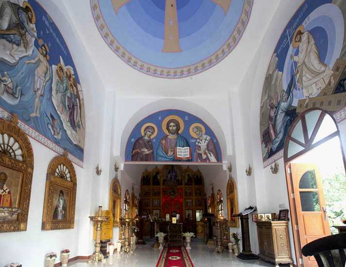 Интерьер храма на острове Самуи, Таиланд